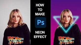 How to Create Neon Glow Effect Lights & Objects | Adobe Photoshop 2021
