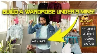 Building An ENTIRE Wardrobe Of CLOTHES For BEGINNERS | Mens Fashion Telugu | Aye jude!