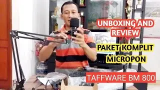 UNBOXING DAN REVIEW MIC CONDENSER TAFFWARE BM 800