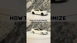 HOW TO CUSTOMIZE BMW M4 #hotwheels #bmw #bmwm #diy #custom #cars #sportscar