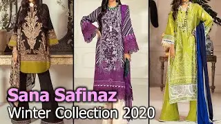 Latest Stylish Sana Safinaz (Muzlin) Winter Collection 2020 | Pakistani Unstitched Winter Suits