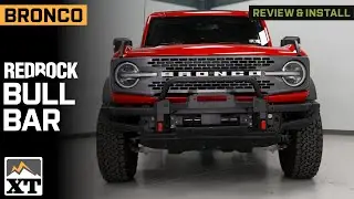 2021-2026 Bronco RedRock HD Winch Plate with Bull Bar Review & Install