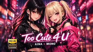 🎧【中毒警報】Too Cute 4 U｜Aina × Momo｜かわいいの暴力｜Anime Song【Global Harmony JP】