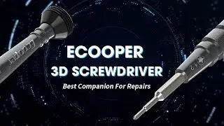 How Ecooper 3D Screwdriver Performs Well in Repairs-Precision Tip, Anti-slip Handle&German Bearing!