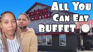 All YOU CAN EAT BUFFET AT GOLDEN CORRAL 😋 SHOP WITH US AT BURLINGTON