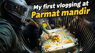 My First Motovlog. Visit Parmat Mandir #trending #babaanandeshwar #motovlog #blog #biker #bikeriding