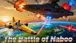 The Battle of Naboo | Epic 3D Cinematic &ndash; The First Great Space War Begins