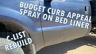 Quick Fluff & Buff &ndash; $20 Bedliner Makeover | F350 Project Part 4