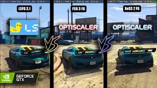 XeFG vs LSFG 3.1 vs FSR FG | Frame Generation Test On Geforce GTX