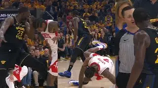 Draymond flagrant 1 for pulling Jalen Green to ground by head 3 mins into Game 6