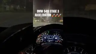 BMW 540i STAGE 3 ACCELERATION 🚀🚀🚀🚀