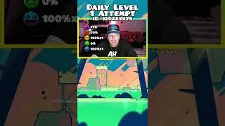 Давайте побьём наш рекорд! #geometrychallenge #geometrydash #dailylevel