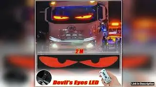 122M Devils Eyes LED Panel Matrix Screen Light Remote Control Animation Display Screen Light for Ca