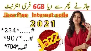 Jazz free internet, jazz free internet code 2021, jazz free internet and minutes code new 2021