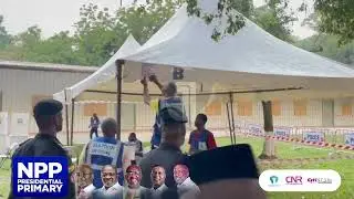 NPP Primaries: Voting Materials Being Set Up at Maranatha University, Anyaa Sowutuom
