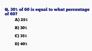 Confusing Math Question Explained! | 30% of 60 Trick Question Solved Step by Step