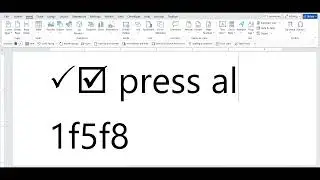 Shortcut for Tick Symbol in Word Fastest way to get Check mark in Word
