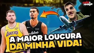 FIZ UMA LOUCURA PARA VER WEMBY x DONCIC - Caio Reage (vlog)