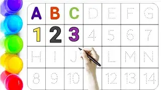 Capital letter | abcd writing | 123 Numbers 1 _ 10 | abcd Song | a to z write,write the alphabet abc