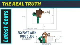 Игровой комплекс Backyard Discovery Skyfort: идеальный кедровый игровой набор для бесконечных при...
