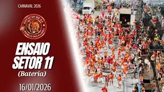 Estácio de Sá 2026 (Ensaio de Bateria no Setor 11)
