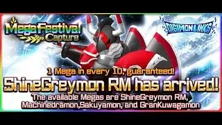 +4500 Digistone ShineGreymon RM Has Arrived Mega Festival Capture [Digimon Links]