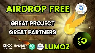 Lumoz Airdrop Free - GREAT project, GREAT Ventures partners OKX, Gate, Hashkey, Kucoin