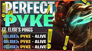 PERFECT PYKE GAME but ELISE KEEPS FLAMING! SEASON 10 - LEAGUE OF LEGENDS