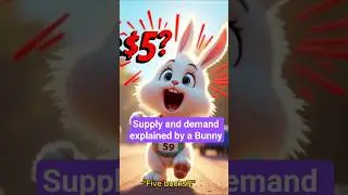 Supply and Demand explained by a Bunny #Economics Explained #Bunny Business
