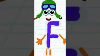 F for fish #alphabet #abc #abcd #learnalphabets #abcsong #shorts