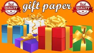 Gold Gift Wrapping Paper||Luxury Gift Wrapping Paper Design||White Gift Wrapping Paper Sheets