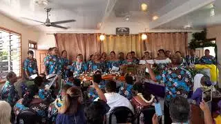 L'église Protestant PITO ROA de Arutua dirigé par Manai TIAAHU et Maystro par Tatate Noho 13.02.2020