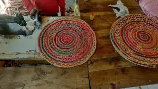 Super Beautiful Doormat ldea , Paydan Banane ka Tarika, Doormat Making At Home,  kunti jute rugs
