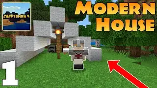 Craftsman 4 -  Survival Gameplay Part 1 - I Made A Survival Starter House