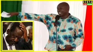 RAILA WAS FIRED FROM AU JOB BECAUSE OF AZIMIO RALLIES - DP Gachagua Reveals