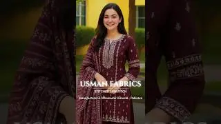 💎Luxury Lawn Suit 2025 | Premium Collection🌸 | Stitched & Unstitched👗| #usmanfabrics #ytshorts