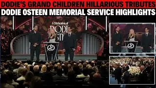Emotional but HILARIOUS tribute by 3 Dodie Osteen's Grand kids at memorial service