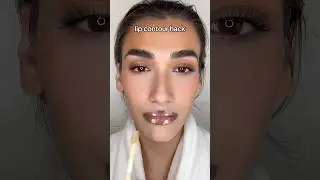 Lip contour hack💋 #makeup101 #makeuptips #makeup #beautyhacks #liplinerhack #lipliner #shorts