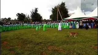Kapenguria zion choir presentation in ceremony of opening Shalom spring hospital