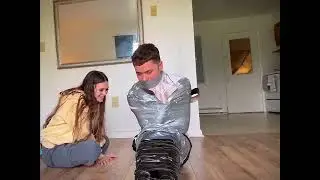 Escape Duct Tape Challenge || Full Body Extreme