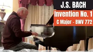 JS Bach | Invention 1 in C Major - BWV 772 | Classical piano