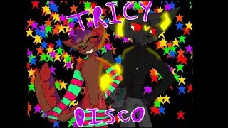 ☆Tricky Disco★ || flipaclip animation meme || Emerald & Arlo