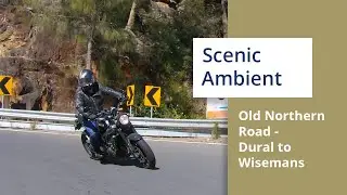 45min ambient motorcycle road scenery Australia - Ultra HD 4k GoPro