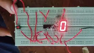 seven segment display common cathode using IC 4026