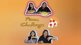 Pizza Challenge 🍕 gone Wrong🤮. Food Challenge with Mumma😋.#foodchallenge #food #challenge #trending