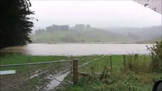 Flooding Christchurch 2017 22nd July, Cracroft flood planes and Cashmere stream