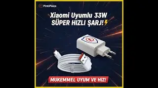 33W Hızlı Şarj Aleti | Redmi ve Xiaomi Uyumlu Turbo Şarj Seti ⚡