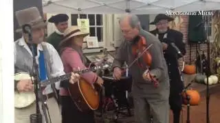 Bill Dooley and the Coyotes perform Jordan Is A Hard Road to Travel during Market Day in Newtown.