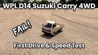 Первая поездка на новом Suzuki Carry WPL D14. Не всё хорошо закончилось.