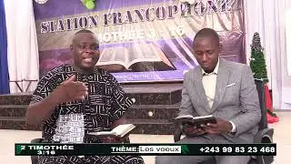 2 Timothée 3:16 - Thème : Les Voeux avec l'Apôtre Patrick Ngudia